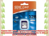 Platinum SDXC 128GB - Tarjeta de memoria SecureDigital de 128 GB (conmutador protecci?n contra
