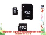 Komputerbay - Tarjeta microSDHC con adaptador microSD y miniSD (32 GB clase 6)