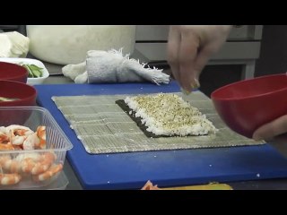 Рецепт приготовления ролла с кунжутом и угрем