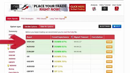 Auto Binary Signals (Main ABS) Video 2 Live Trading - August 24th 2015