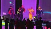 Gayle, Sammy & Dwayne Bravo dance in PSL opening ceremony