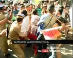 Human Rights Activists demands to release arrested Journalist in Chumbana Theruvu Protest