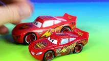 Disney Pixar Cars Tractor Tipping Die Cast Set With Mater Lightning McQueen Frank Screamin