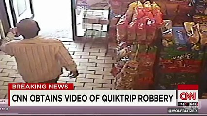 CCTV Video of Quiktrip robbery when Michael Brown shot at Fergus