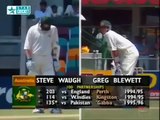 Classic Waqar Younis Favourite BUNNY Greg Blewett