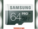 Samsung Pro MB-MG64DA/EU - Tarjeta de memoria Micro SDXC de 64 GB (UHS-I Clase 10 con adaptador
