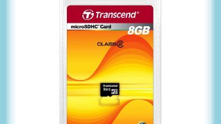 Transcend TS8GUSDC2 - Tarjeta de memoria micro SDHC de 8 GB