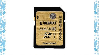 Kingston SDA10/256GB - Tarjeta SD profesional de 256 GB (UHS-I SDHC/SDXC clase 10)