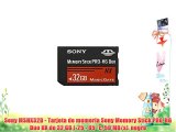 Sony MSHX32B - Tarjeta de memoria Sony Memory Stick PRO-HG Duo HX de 32 GB (-25 - 85 ?c 50