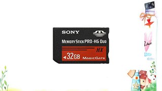 Sony MSHX32B - Tarjeta de memoria Sony Memory Stick PRO-HG Duo HX de 32 GB (-25 - 85 ?c 50