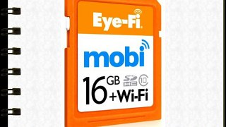 Eye-Fi MobiE - Tarjeta de memoria SecureDigital de 16 GB (clase 10 SDHC) naranja