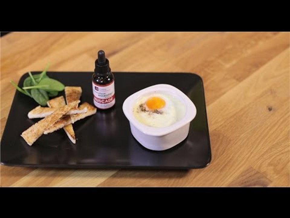 Œuf cocotte aux épinards et Comté, crème de muscade - 750 Grammes