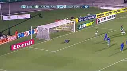 Palmeiras 1 vs 0 São Bento - gol de gabriel Jesus - Paulistão  05.02.2016