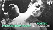 Sylvester Stallone Shares Never-Before-Seen Rocky Photos