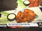 Score some deals on Super Bowl food