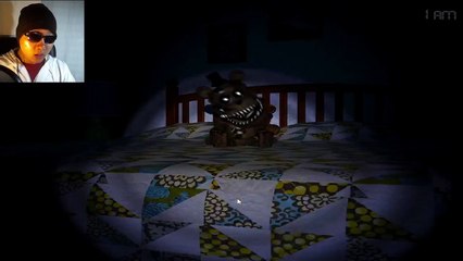 HERE COME FOXY!!! Nightmare for days!!! | Five Night At Freddys 4 Night 3