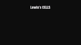 [PDF Download] Lewin's CELLS [Download] Online
