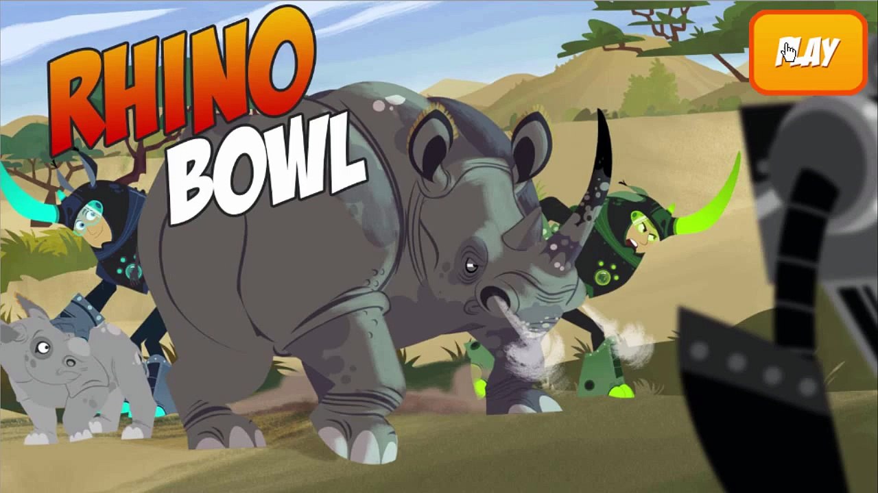 Wild Kratts Rhino Bowl Animation PBS Kids Cartoon Game Play