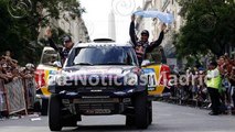 Los pilotos del Dakar 2015 calientan motores en Buenos Aires