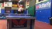 Man Shows Off His Table Tennis Trick Shot Skills