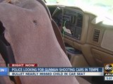 Police looking for gunman shooting cars in Tempe