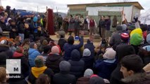 Shakespearean actors perform Hamlet for refugees in Calais camp