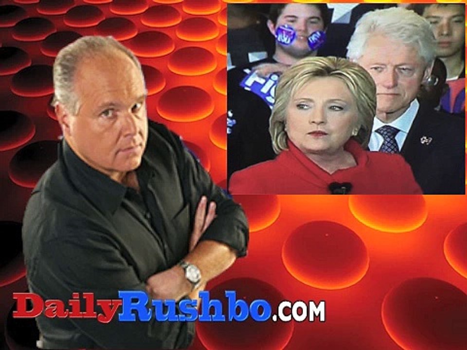 Limbaugh On Seeing Bill Clinton: "I Saw Prep H, Geritol, Fixodent, Depends, Dripping Saliva"