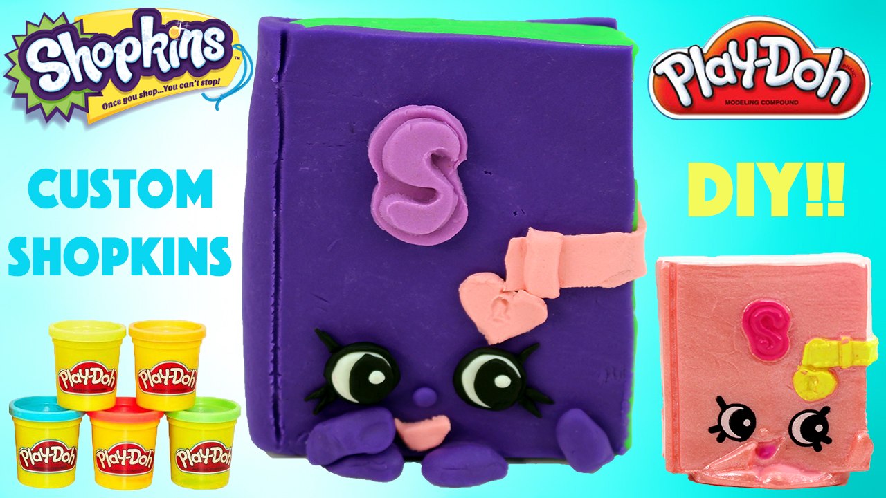 Custom Shopkins Play Doh Challenge - Season 3 Secret Sally - DIY