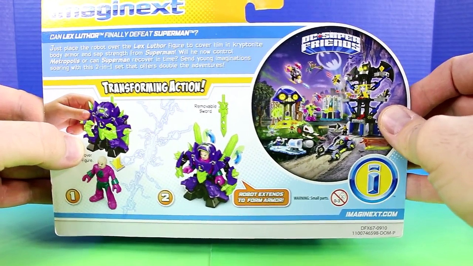 imaginext superman robot