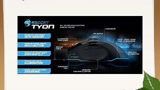 Roccat Tyon - Rat?n Gaming (Sensor L?ser 8200 DPI 14 teclas interruptor an?logo de pulgar)