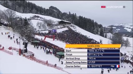 Slalom H, Kitzbühel (24 janvier 2016), 2nde manche