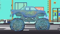 Monster Truck | Car wash | Videos For Children