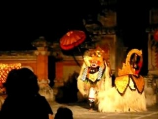 Traditional balinese Barong dance