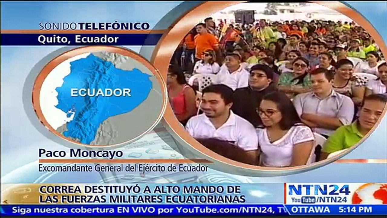 “Es un caso gracioso, no debería haber pasado… pero son decisiones del Ejecutivo”: Excomandante del Ejército ecuatoriano
