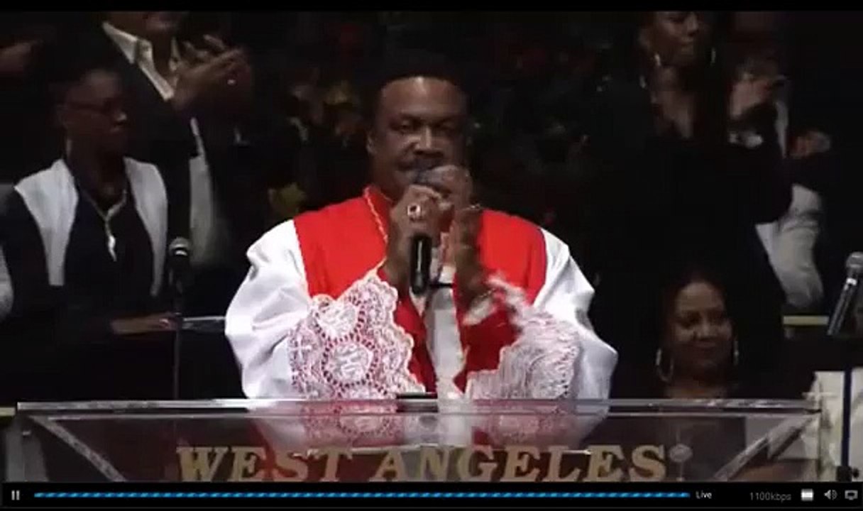 The Hawkins Family at Pastor Andrae Crouch Home-Going Celebration