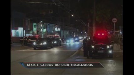 Blitz tenta evitar violência entre taxistas e motoristas do Uber