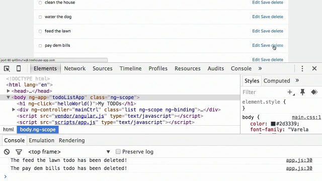 0403 Using Services To Save and Delete Data