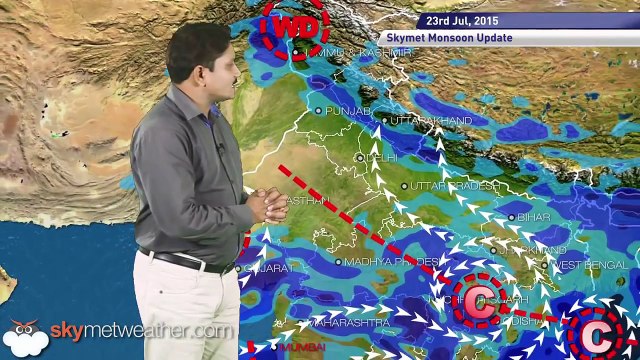 23 July, 2015 Monsoon Updates Skymet Weather HINDI