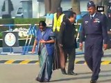 Swaraj leaves for two-day visit to Sri Lanka