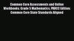 Common Core Assessments and Online Workbooks: Grade 5 Mathematics PARCC Edition: Common Core