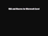 [PDF Download] VBA and Macros for Microsoft Excel [PDF] Full Ebook