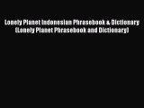 Lonely Planet Indonesian Phrasebook & Dictionary (Lonely Planet Phrasebook and Dictionary)