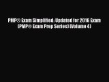 PMP® Exam Simplified: Updated for 2016 Exam (PMP® Exam Prep Series) (Volume 4)  Free Books