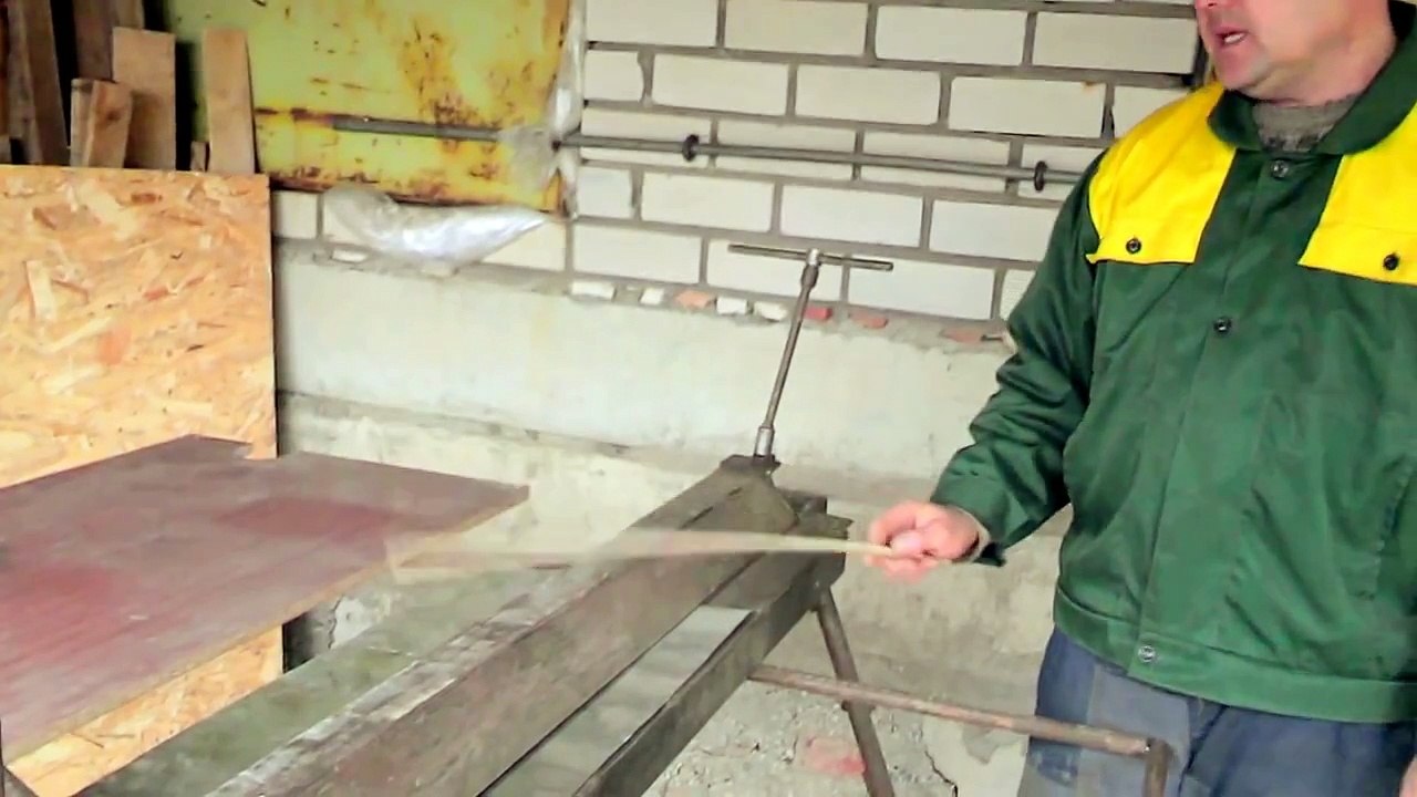 Листогиб самодельный. - Sheet bending machine -Листогиб из уголков - Листогибочный самодельный