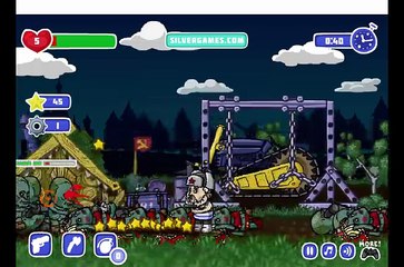 The zombies have attacked and have destroyed