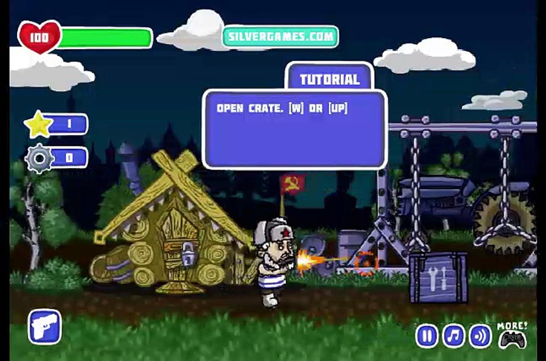 Shoot zombies in the forest to protect your home! Zombies Ate My Motherland