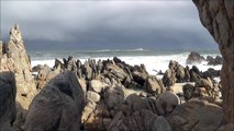 Big ocean waves crashing - stormy sea - Western Cape coast South Africa - HD 1080P