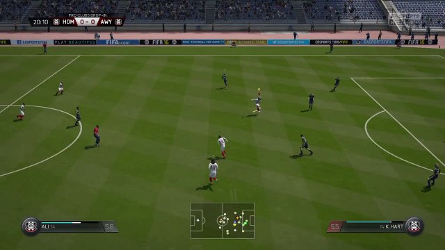 FIFA 16 Pro Clubs - Drop in Match GOAL ( Volley goal )