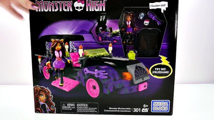 Monster High MovieMobile Mega Bloks Lego Monster High Clawdeen Wolf Car