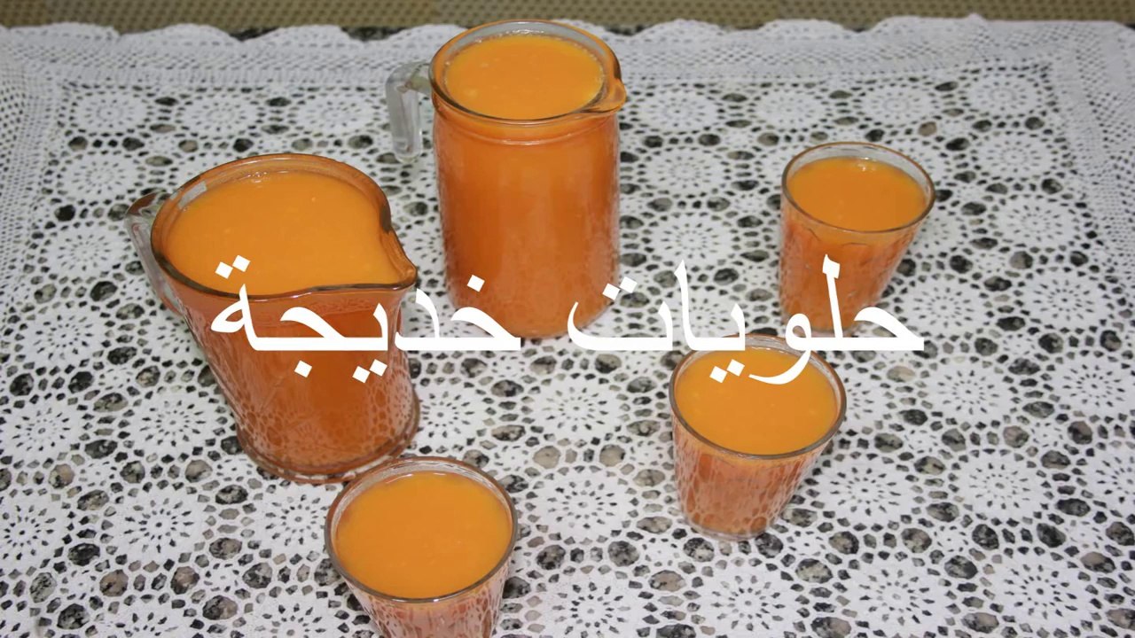 عصير بالقرع الاحمر والخوخ والبرتقال والجزر Pumpkin Juice Recipe